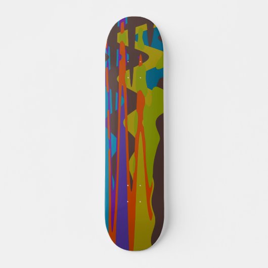 Academie Ridge Lava Persoonlijk Skateboard (Voorkant)
