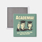 Academie: Smakelijke noten uit Hawaï Magneet (Voorkant / Achterkant)