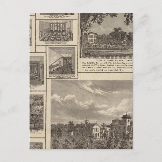 Academie van de Immaculate Conception Briefkaart (Voorkant)