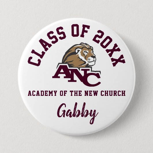 Academie van de Nieuwe Kerk Button Logo Custom (Voorkant)
