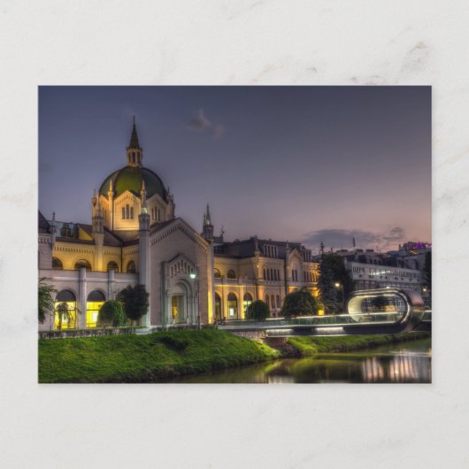 Academie voor schone kunsten, Sarajevo, Bosnië en  Briefkaart (Voorkant)