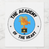 academie wijn etiket (Enkel label)