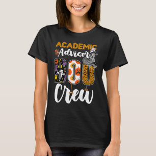 Academisch Adviseur Boo Crew Spook Halloween Match T-shirt