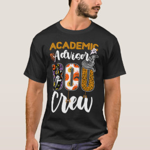 Academisch Adviseur Boo Crew Spook Halloween Match T-shirt