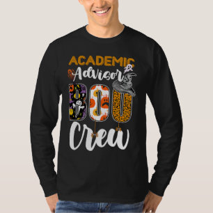 Academisch Adviseur Boo Crew Spook Halloween Match T-shirt