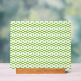 Academisch groen patroon voor succes acryl bord