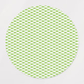 Academisch groen patroon voor succes labels (Design 2)