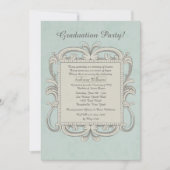 Academisch kader afstudeeruitnodiging kaart (Voorkant)