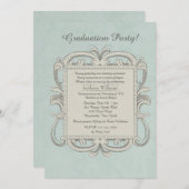 Academisch kader afstudeeruitnodiging kaart (Voorkant / Achterkant)