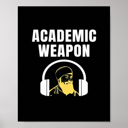 Academisch wapen - Inspirerende klassieker grappig Poster (Voorkant)