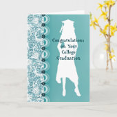 Academische Kaart voor studiepopvoeding voor nicht (Gele Bloem)