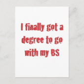 Academische opleiding aankondigingskaart (Voorkant)