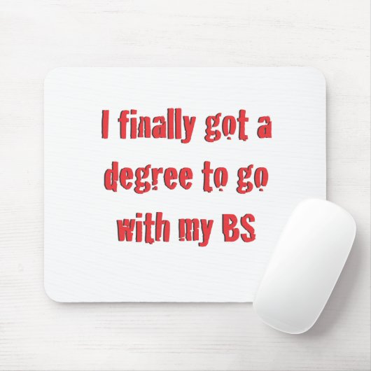 Academische opleiding muismat (Met muis)