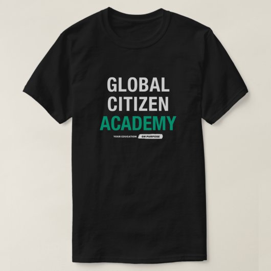 Academy Black T-Shirt (Design voorkant)