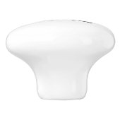 Academy Engraved Ampersand Black Keramische Knop (Zijkant)