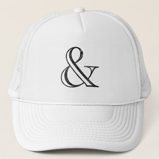 Academy Engraved Ampersand Black Trucker Pet (Voorkant)