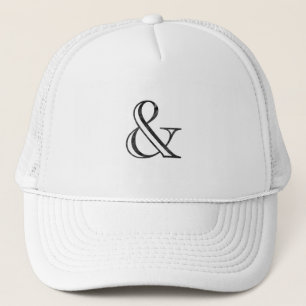 Academy Engraved Ampersand Black Trucker Pet