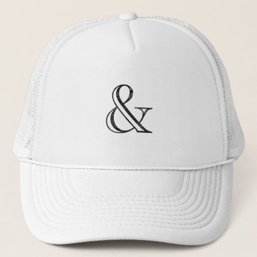 Academy Engraved Ampersand Black Trucker Pet (Voorkant)