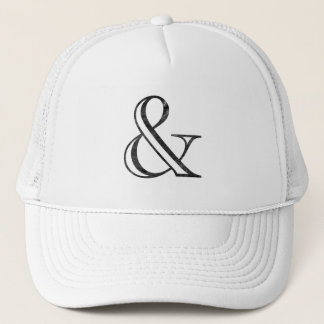 Academy Gegraveerde Ampersand Zwart Trucker Pet