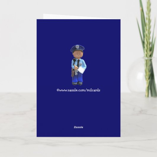 Academy Graduation Card-politie Kaart (Achterkant)