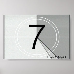 Academy Leader Clip Lijst 7 Poster