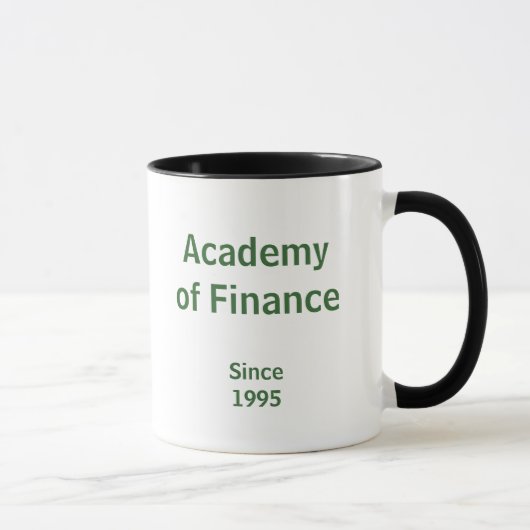 Academy* of Finance Coffee Mok (Rechts)