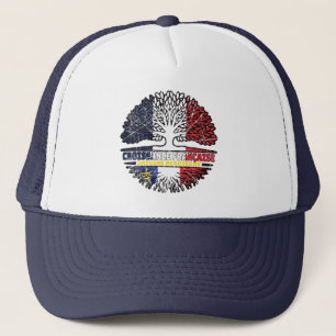 Acadia Acadian French Tree Roots Flag Trucker Pet