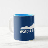 Acadia Alsjeblieft Tweekleurige Koffiemok (Voorkant links)