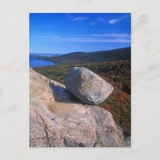 Acadia Bubble Rock Briefkaart (Voorkant)