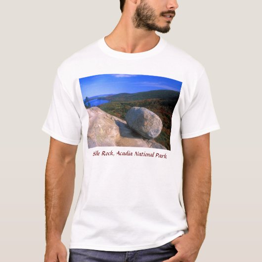 Acadia Bubble Rock T-shirt (Voorkant)