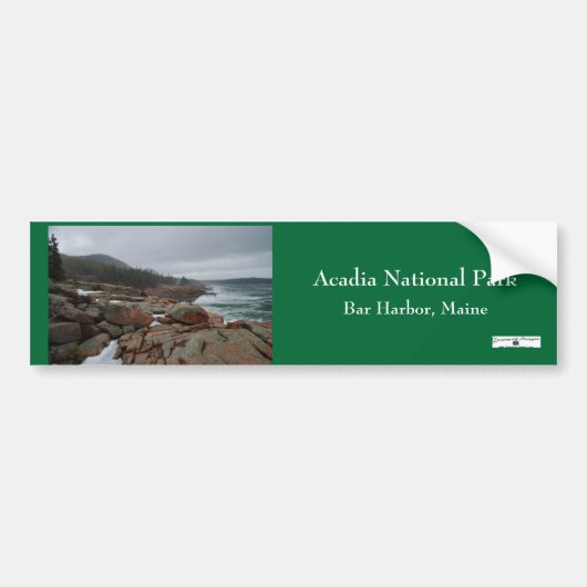 Acadia Bumpersticker - 3 (Voorkant)