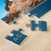 Acadia Cadillac Mountain Marker - Aangepaste foto Legpuzzel (Zijkant)