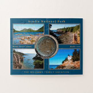 Acadia Cadillac Mountain Marker - Aangepaste foto Legpuzzel