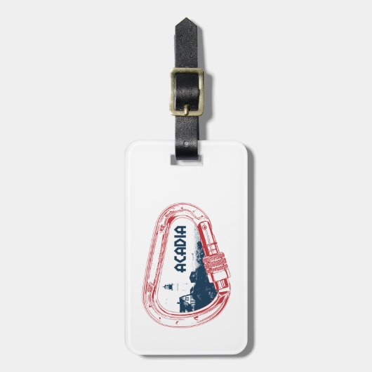 Acadia Climing Carabiner Bagagelabel (Voorkant verticaal)