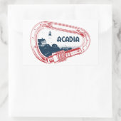 Acadia Climing Carabiner Rechthoekige Sticker (Tas)