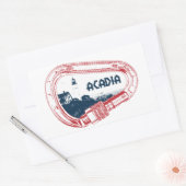 Acadia Climing Carabiner Rechthoekige Sticker (Envelop)