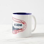 Acadia Climing Carabiner Tweekleurige Koffiemok (Voorkant rechts)