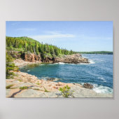 Acadia Gorprachtige Rocky Coastline in Maine Poster (Voorkant)