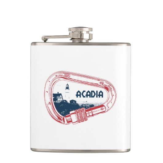 Acadia Klimkarabiner Heupfles (Voorkant)