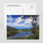Acadia Long Pond Uitzicht Briefkaart (Voorkant / Achterkant)