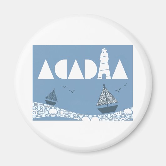 Acadia Magneet (Voorkant)