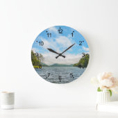 Acadia Maine Eagle Lake Large Clock Grote Klok (Huis)