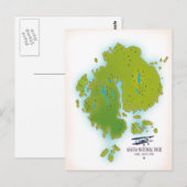 Acadia, Maine National Park kaart Travel map. (Voorkant / Achterkant)