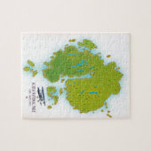 Acadia, Maine National Park kaart Travel map. Legpuzzel (Horizontaal)