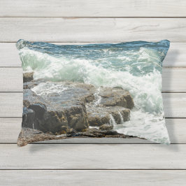 Acadia Maine Oceaan Golven Buitenkussen
