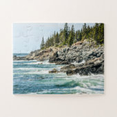Acadia Maine Ocean Waves Oversize Legpuzzel (Horizontaal)