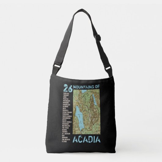 ACADIA MAP CROSSBODY TAS (Voorkant)