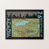 ACADIA MAP LEGPUZZEL (Horizontaal)