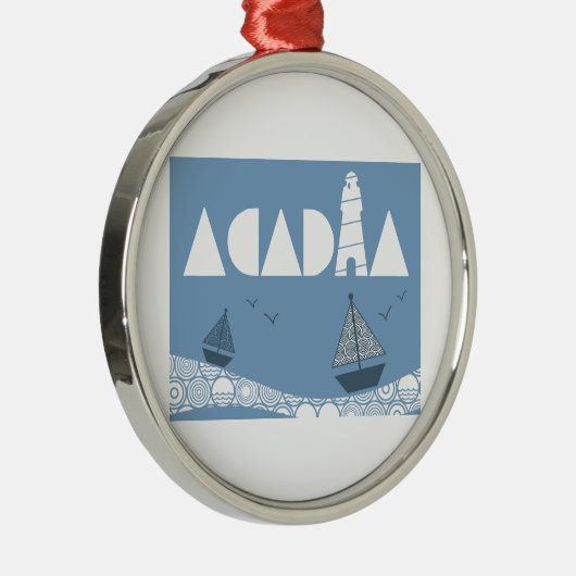 Acadia Metalen Ornament (Rechts)