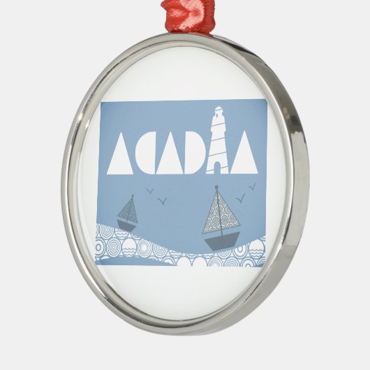 Acadia Metalen Ornament (Links)